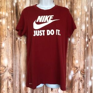 Nike Dri-Fit "The Nike Tee" Red Tee